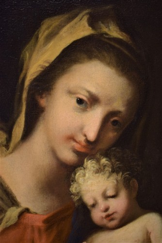 Tableaux et dessins Tableaux XVIIIe siècle - Vierge à l'Enfant atelier de Iacopo Amigoni